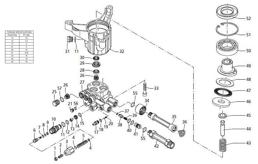 CV-2600-0MMC, CV-2600-0MMC-C (sn:0-10724401), CV-2600-0MSC Pump Assembly Parts by MiTM