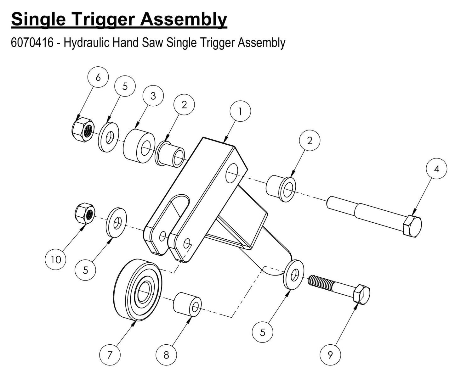 HS-20-F-15 Single Trigger Assembly