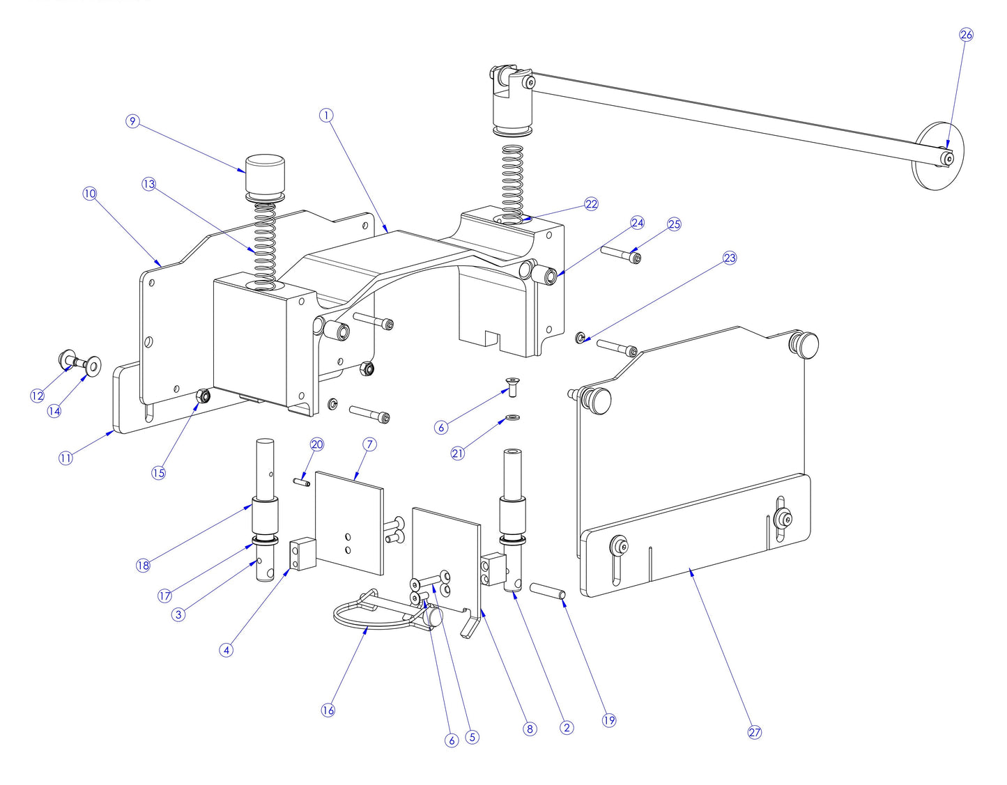 Soff Cut X150 Blade Block Assembly Parts