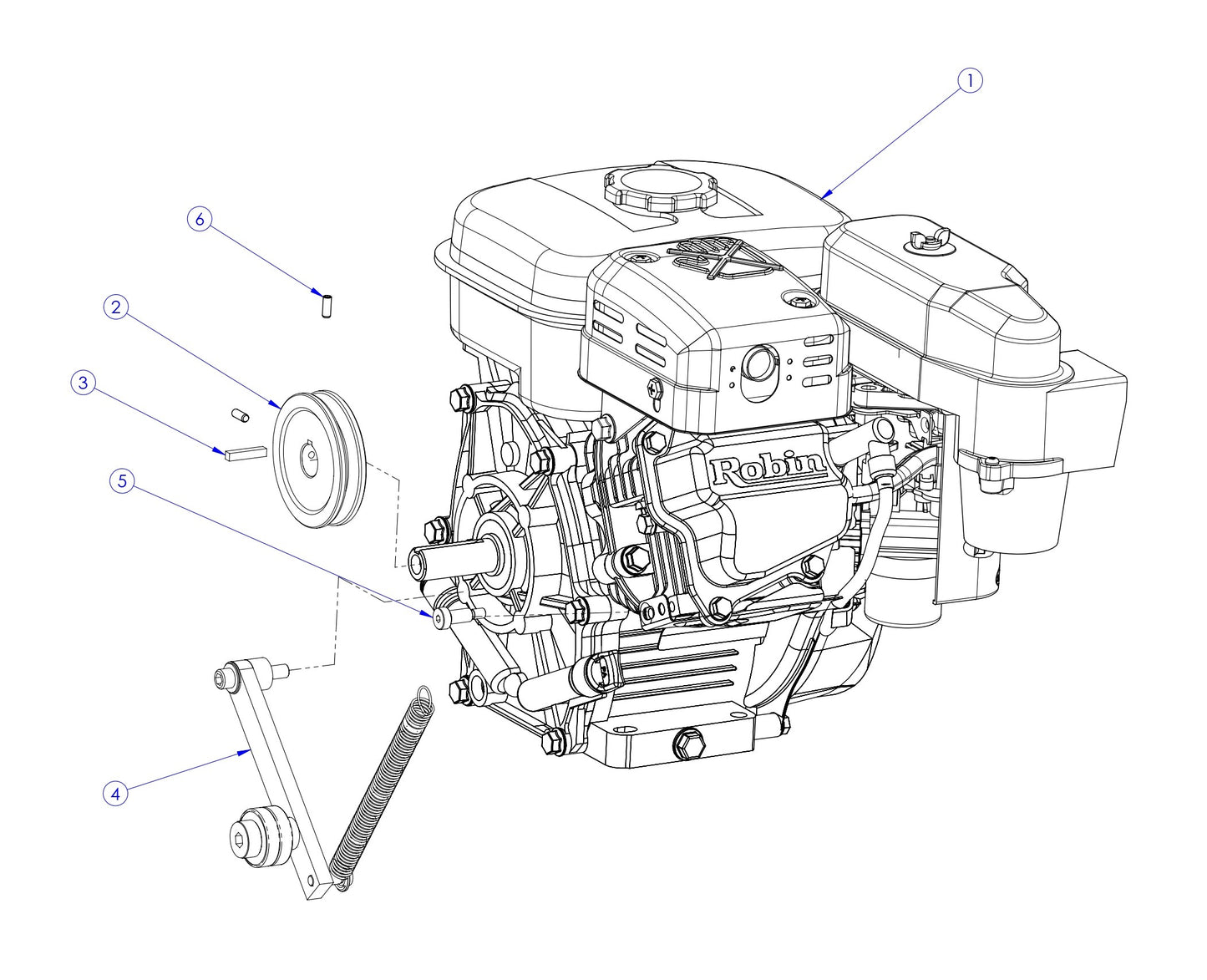 Soff Cut X150D Engine Assembly Parts by Husqvarna