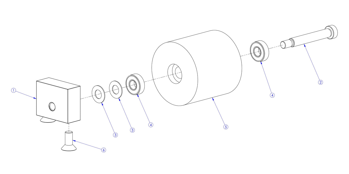 Soff Cut X390 Rear Wheel Assembly Parts