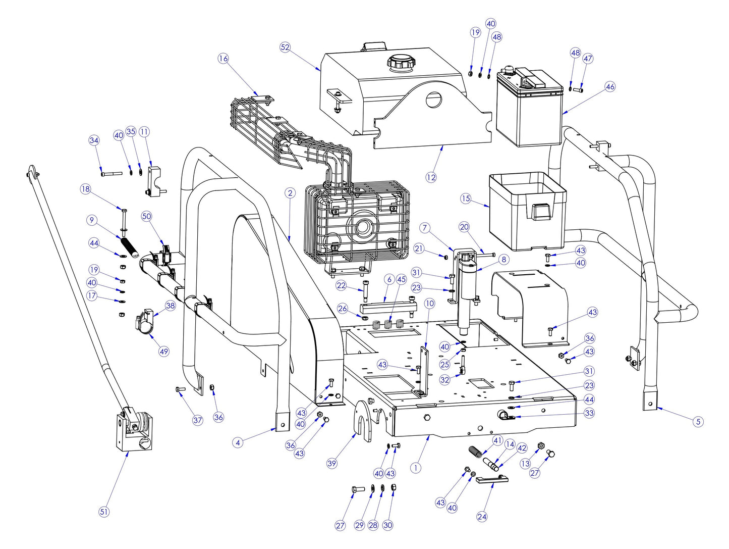 Soff Cut X4000 Mainframe Assembly Parts