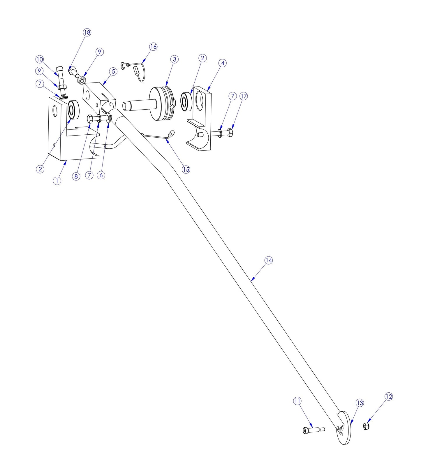 Soff Cut X4000 Guide Arm Assembly Parts