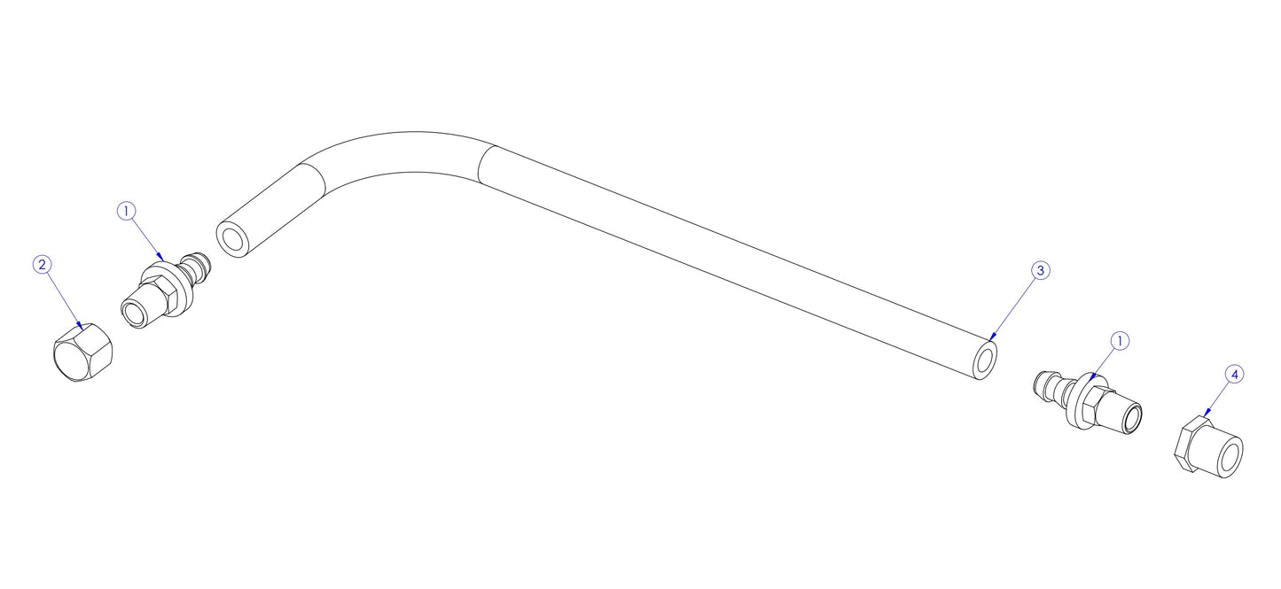 Soff Cut X4000 Kit, Oil Drain Assembly Parts