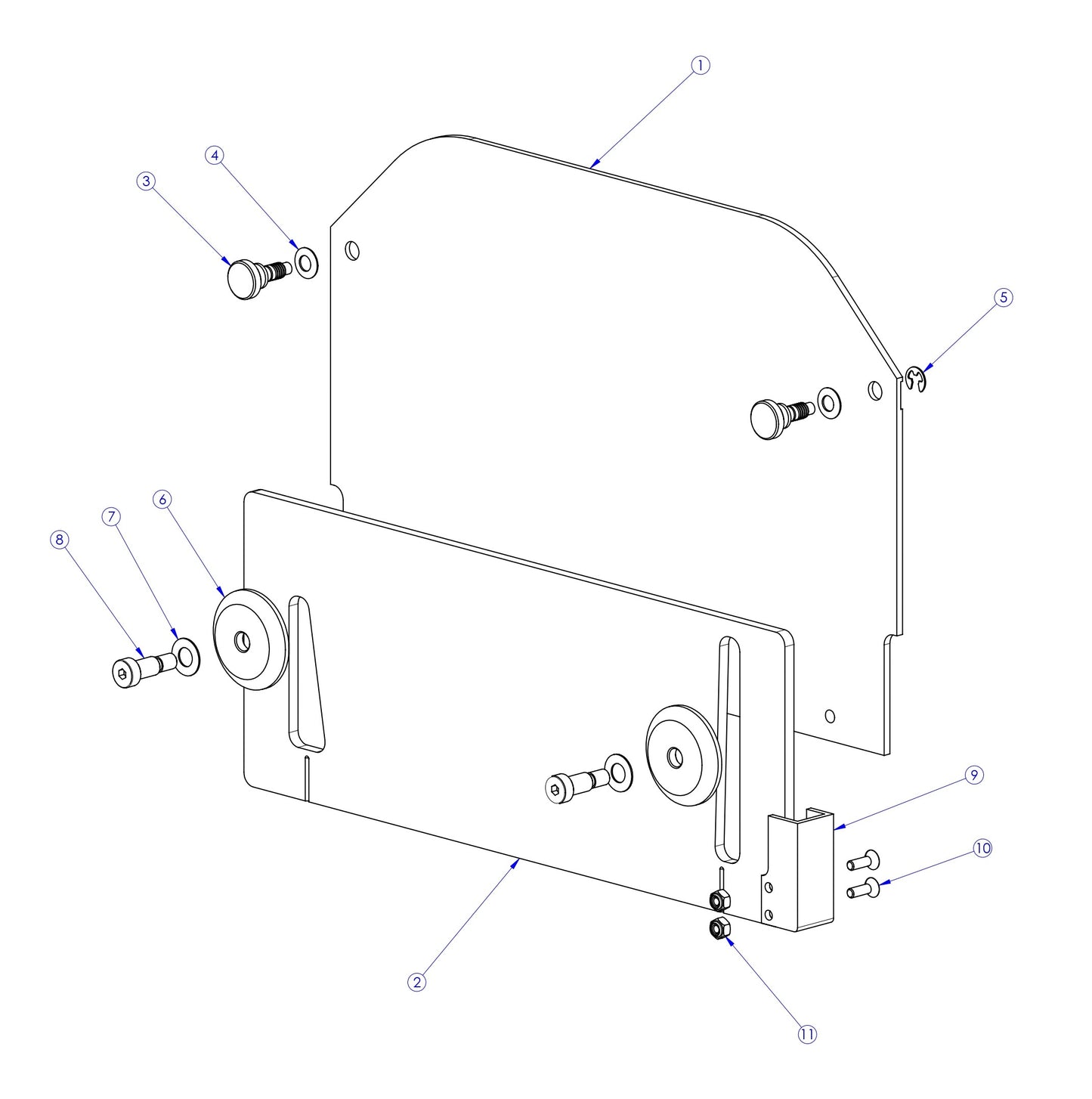 Soff Cut X4000 Blade Block Cover Assembly Parts