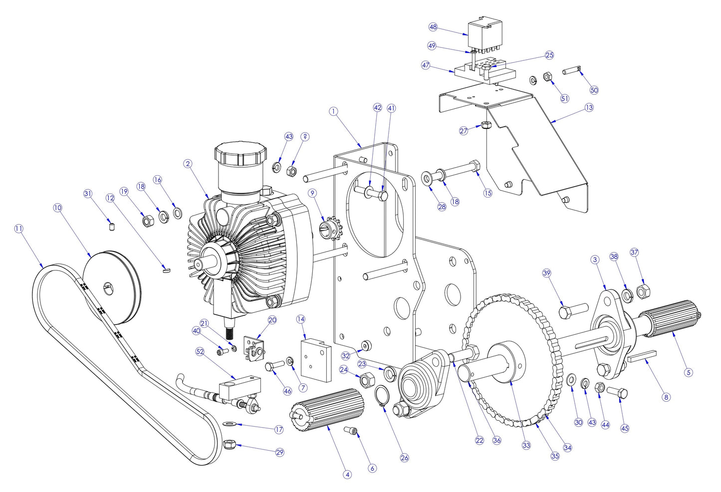 Soff Cut X4000 Pump Assembly Parts