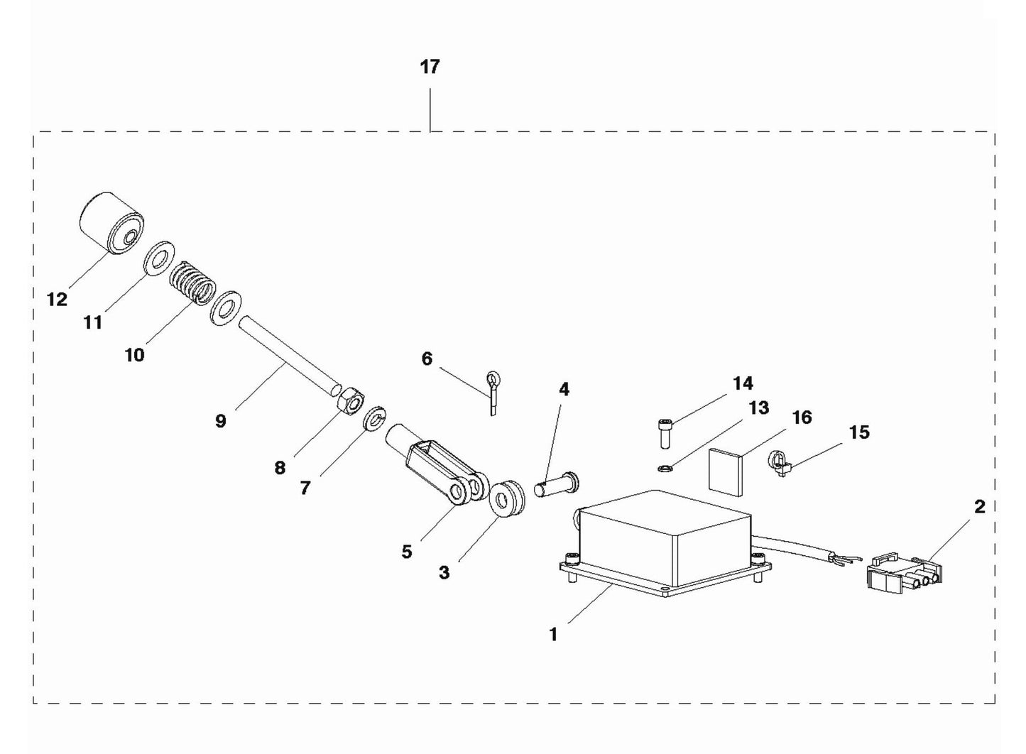 Soff Cut 2500 Speed Control Actuator Assembly Parts