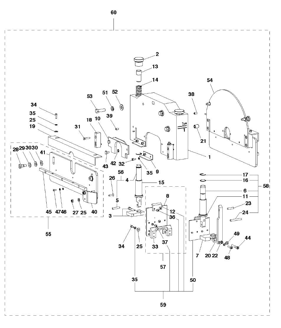 Soff Cut 2500 Blade Block Assembly Parts