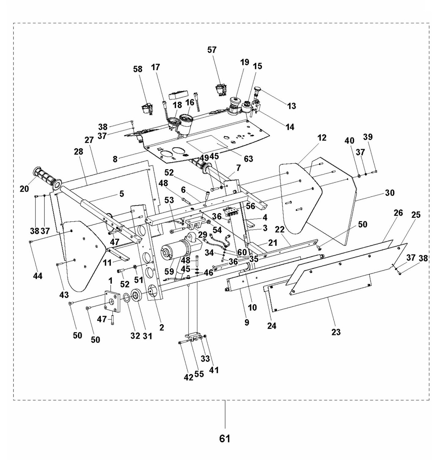 Soff Cut 4200 Control Panel Assembly Parts