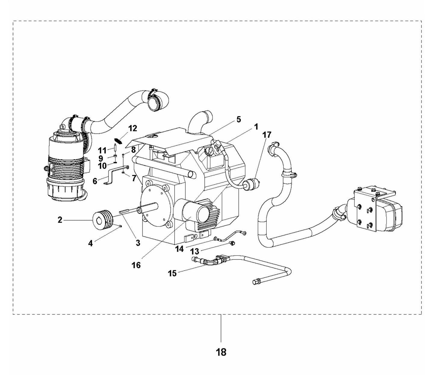 Soff Cut 4200 Engine Assembly Parts