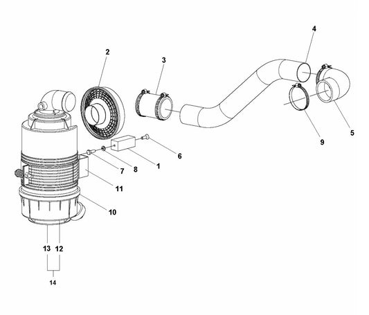 Soff Cut 4200 Intake System Assembly Parts