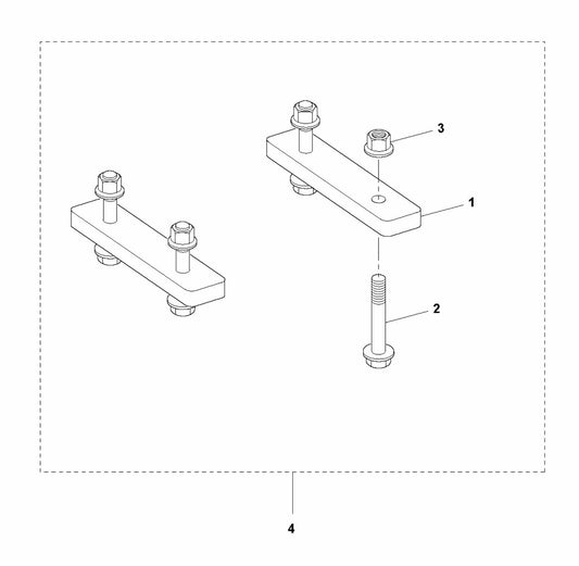 Soff Cut 4200 Motor Mount Assembly Parts
