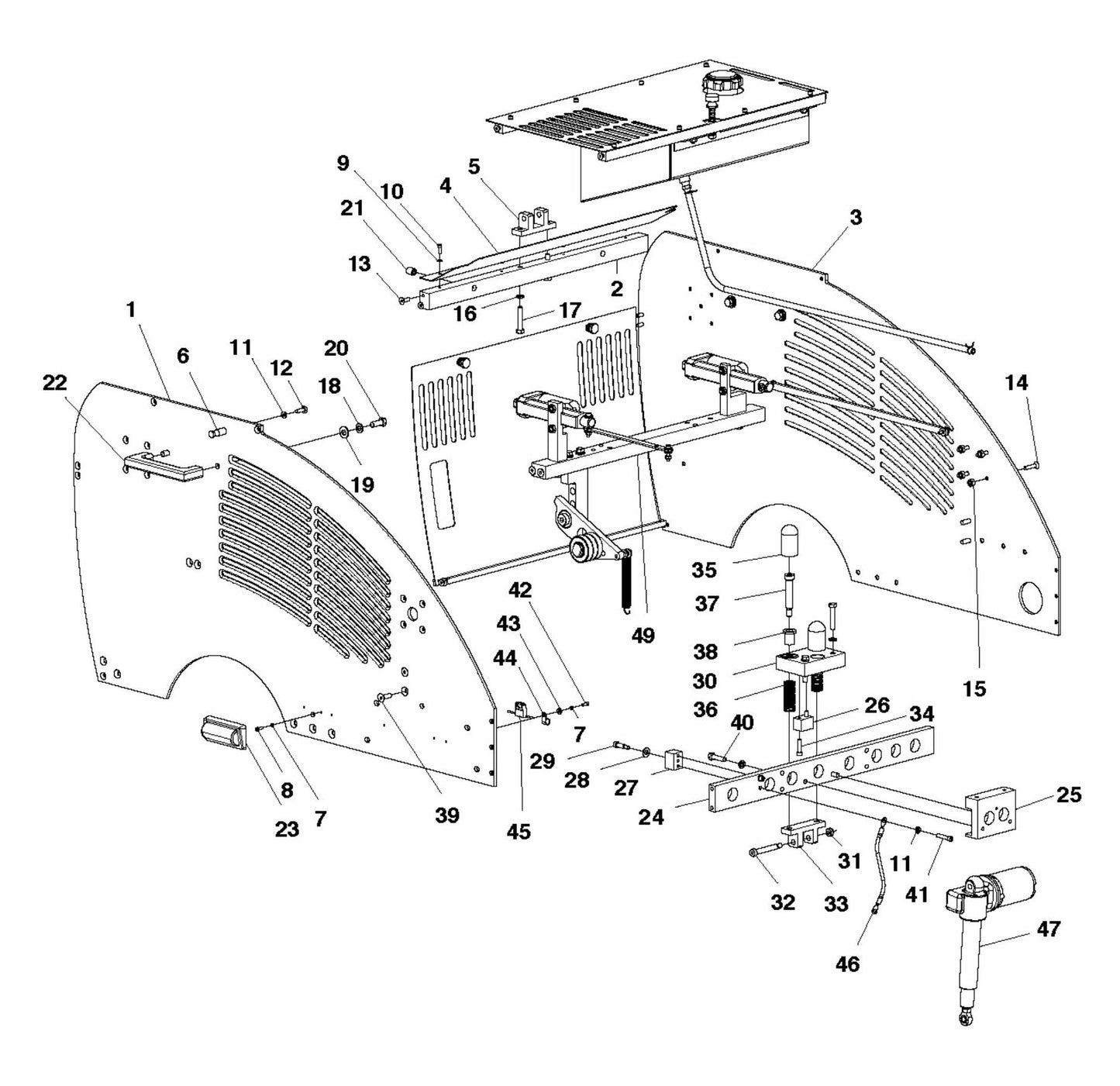 Soff Cut 4200 Panel Assembly Parts
