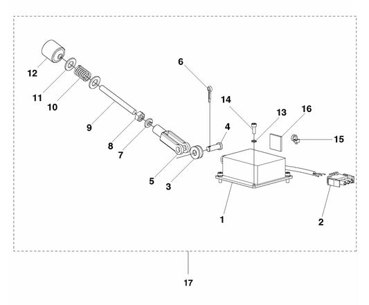 Soff Cut 4200 Speed Control Actuator Assembly Parts