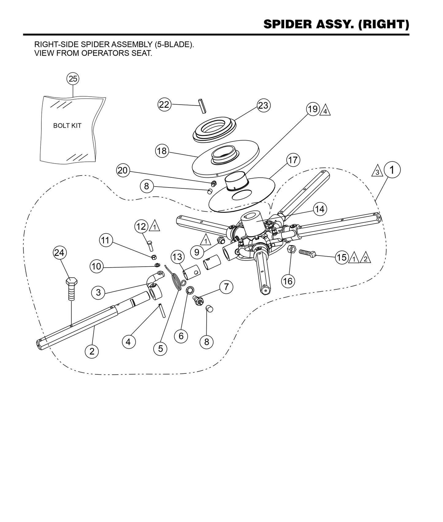 HHN31VTCSL5 Spider Assembly (Right)
