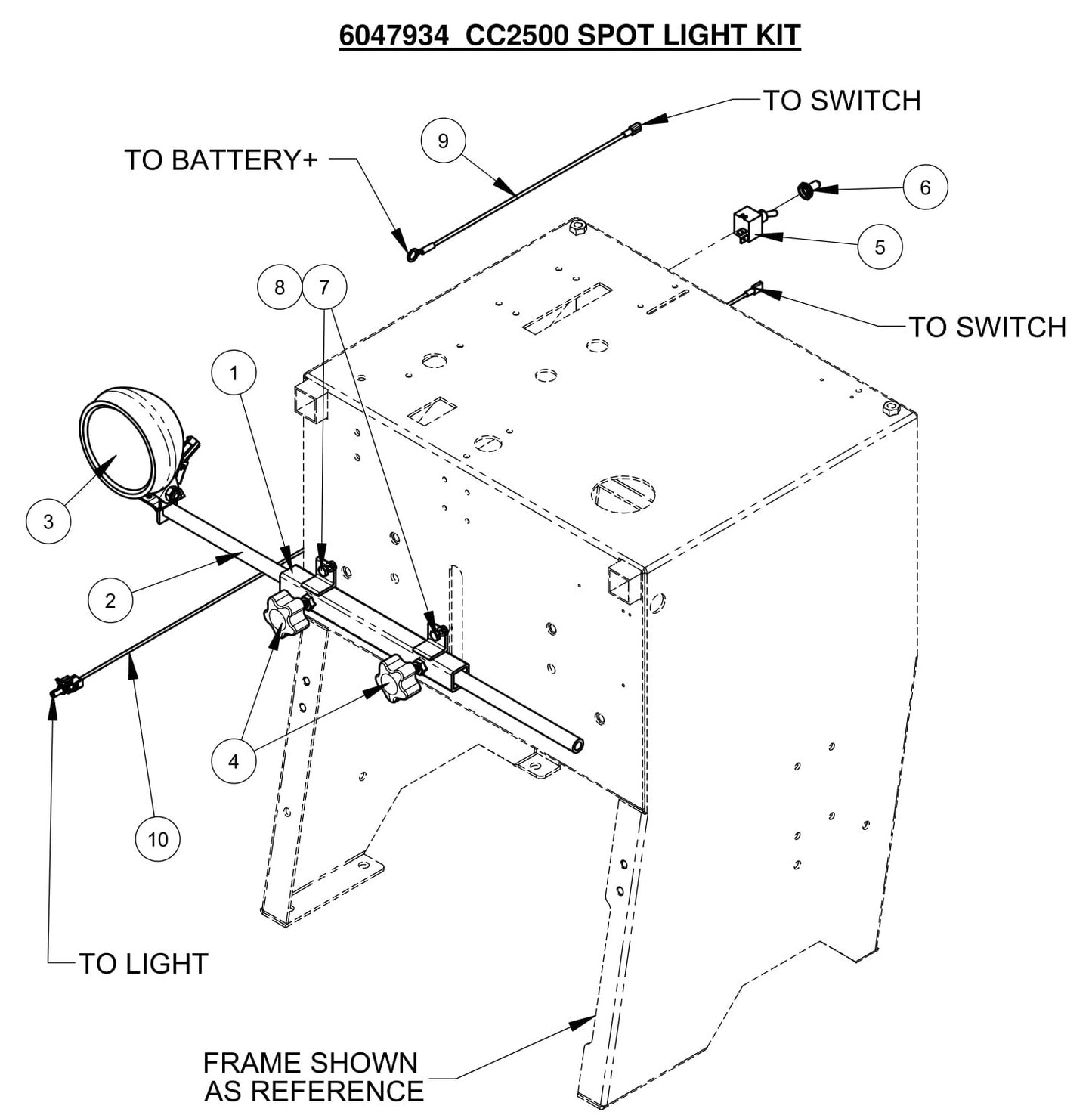 CC2500 Spot Light Kit