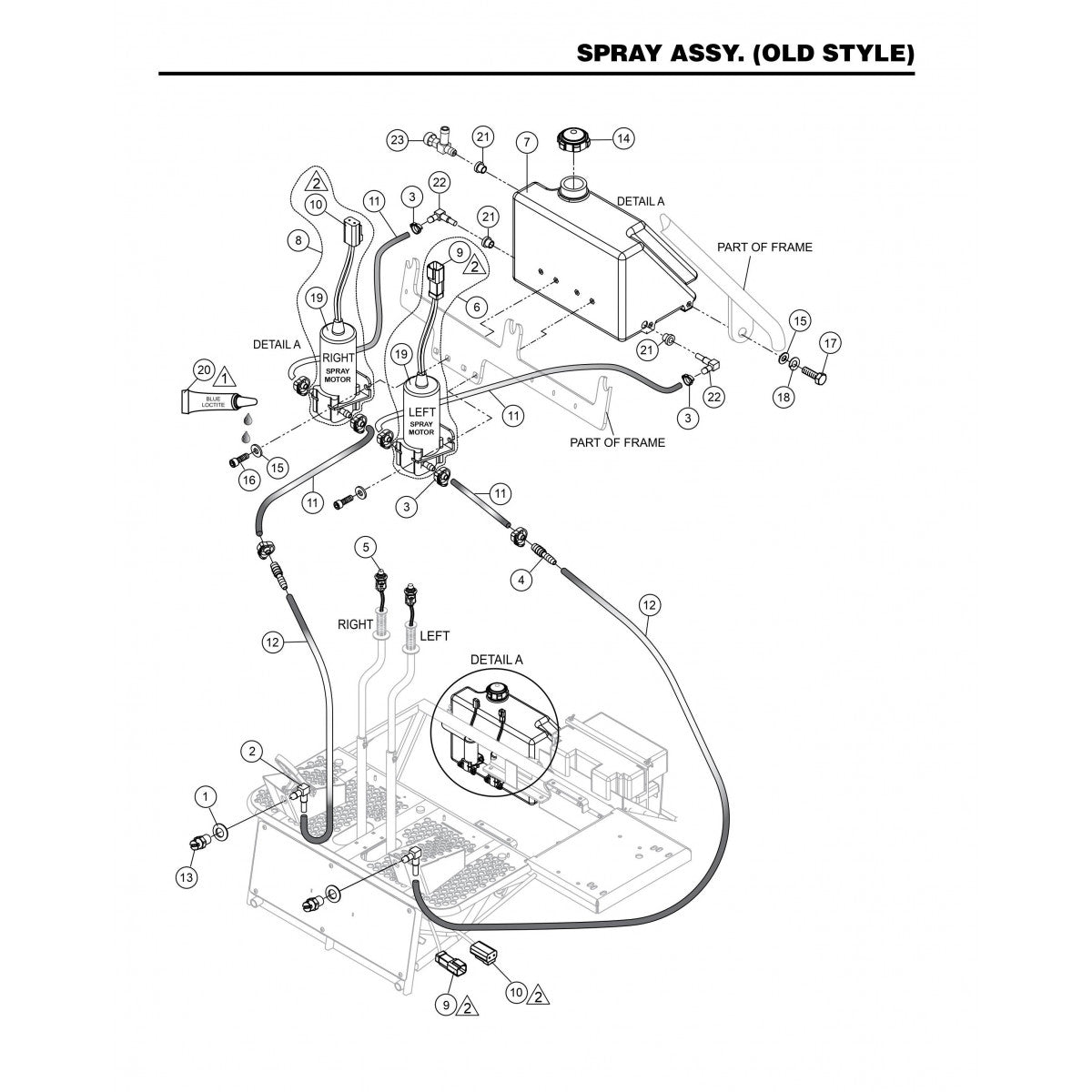 HHNG4 HHNG5 Spray Assembly (Old Style)