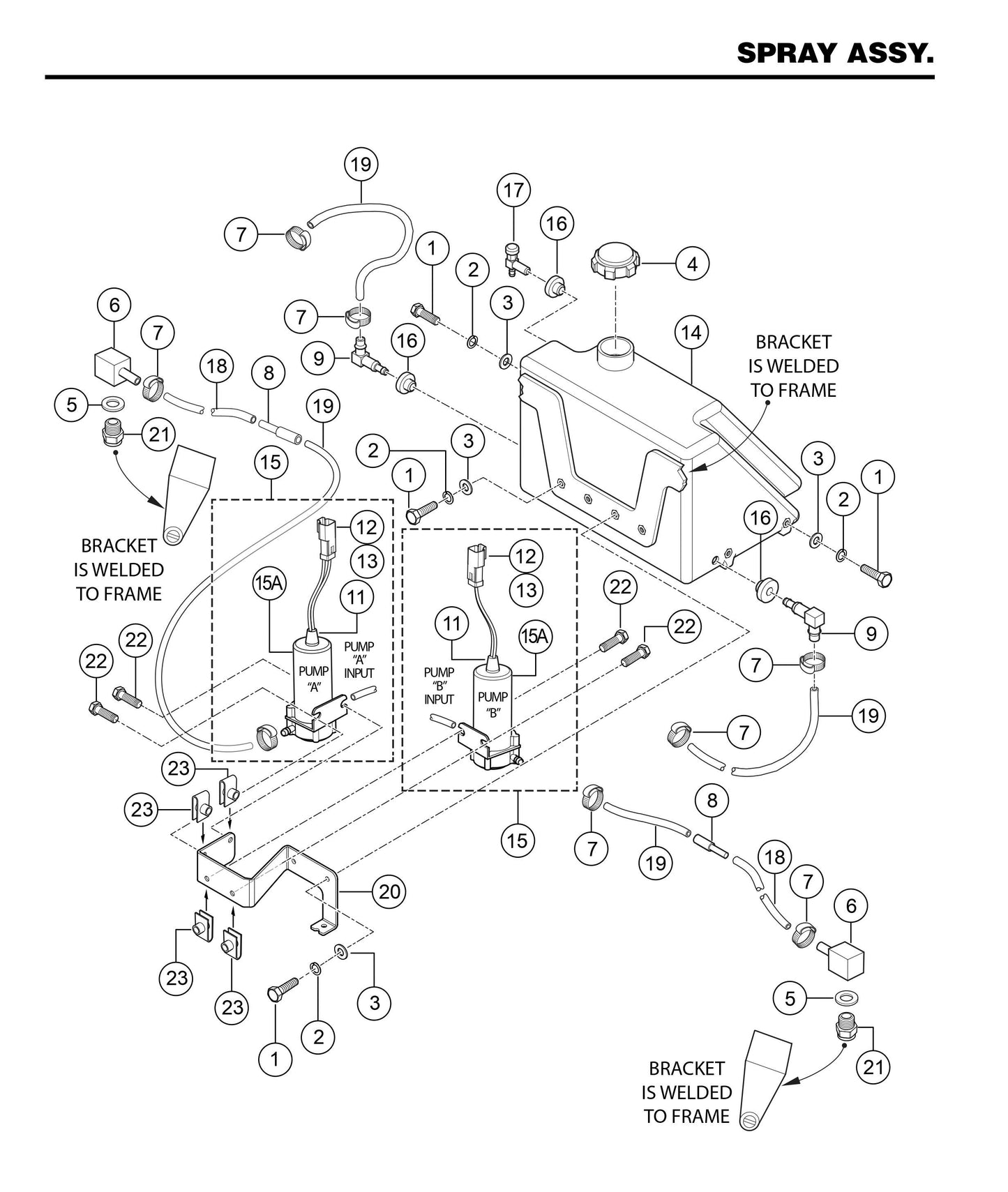 STXD6I Spray Assembly