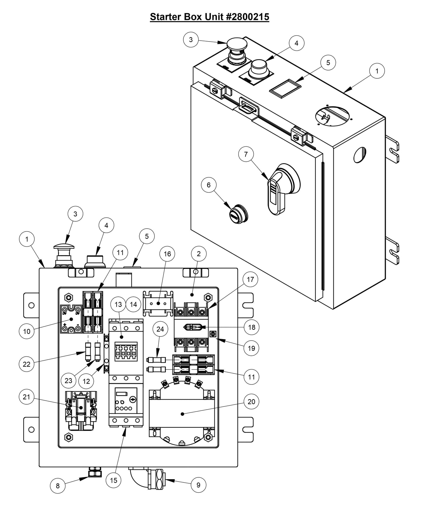 CC3700TE Starter Box Unit