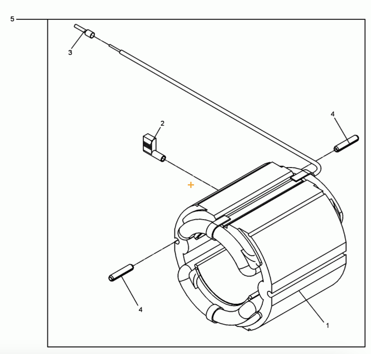Stator Set 115V for M3000 120V Concrete Vibrators