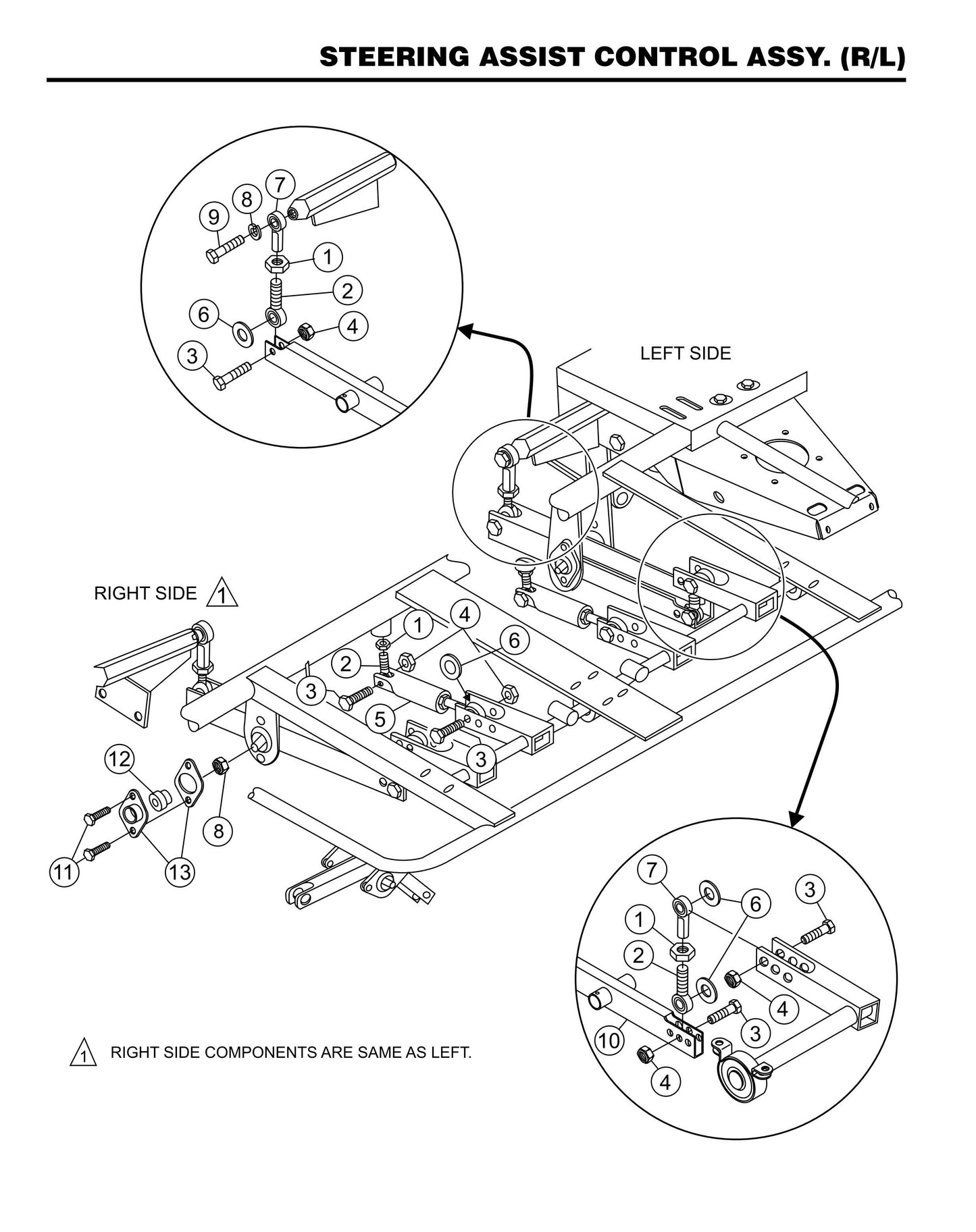 HTNS5S-2 Steering Assist Control Assembly (R/L)