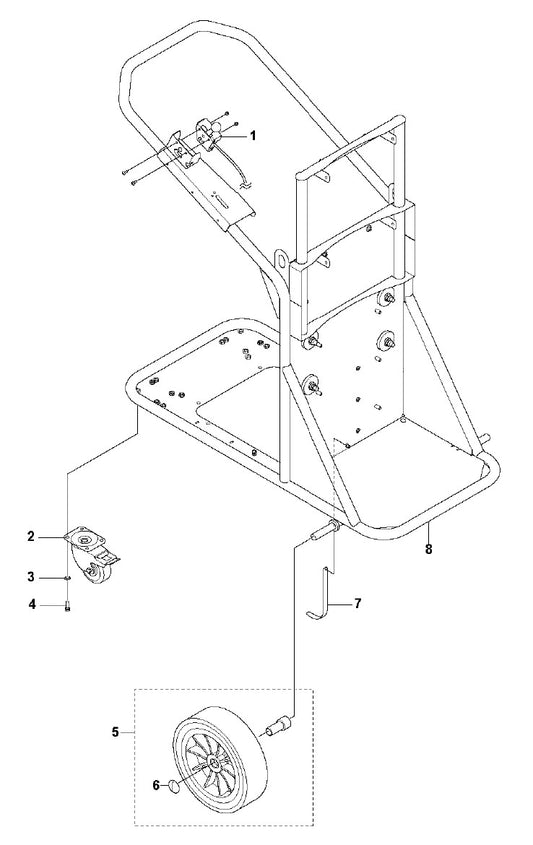 T 4000 Petrol Carriage Assembly Parts
