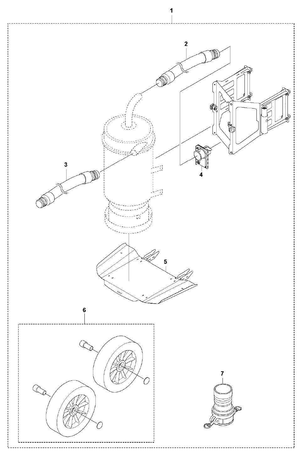 T 4000 Petrol Tank Kit Assembly Parts