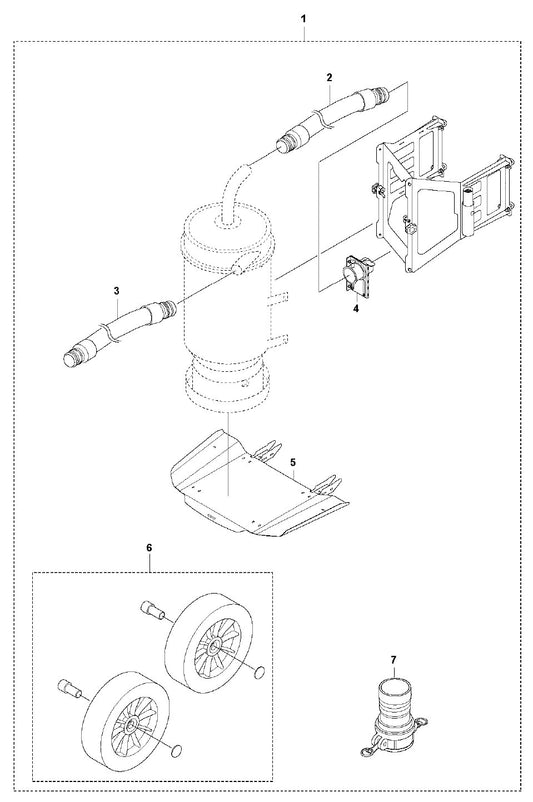 T 4000 Petrol Tank Kit Assembly Parts