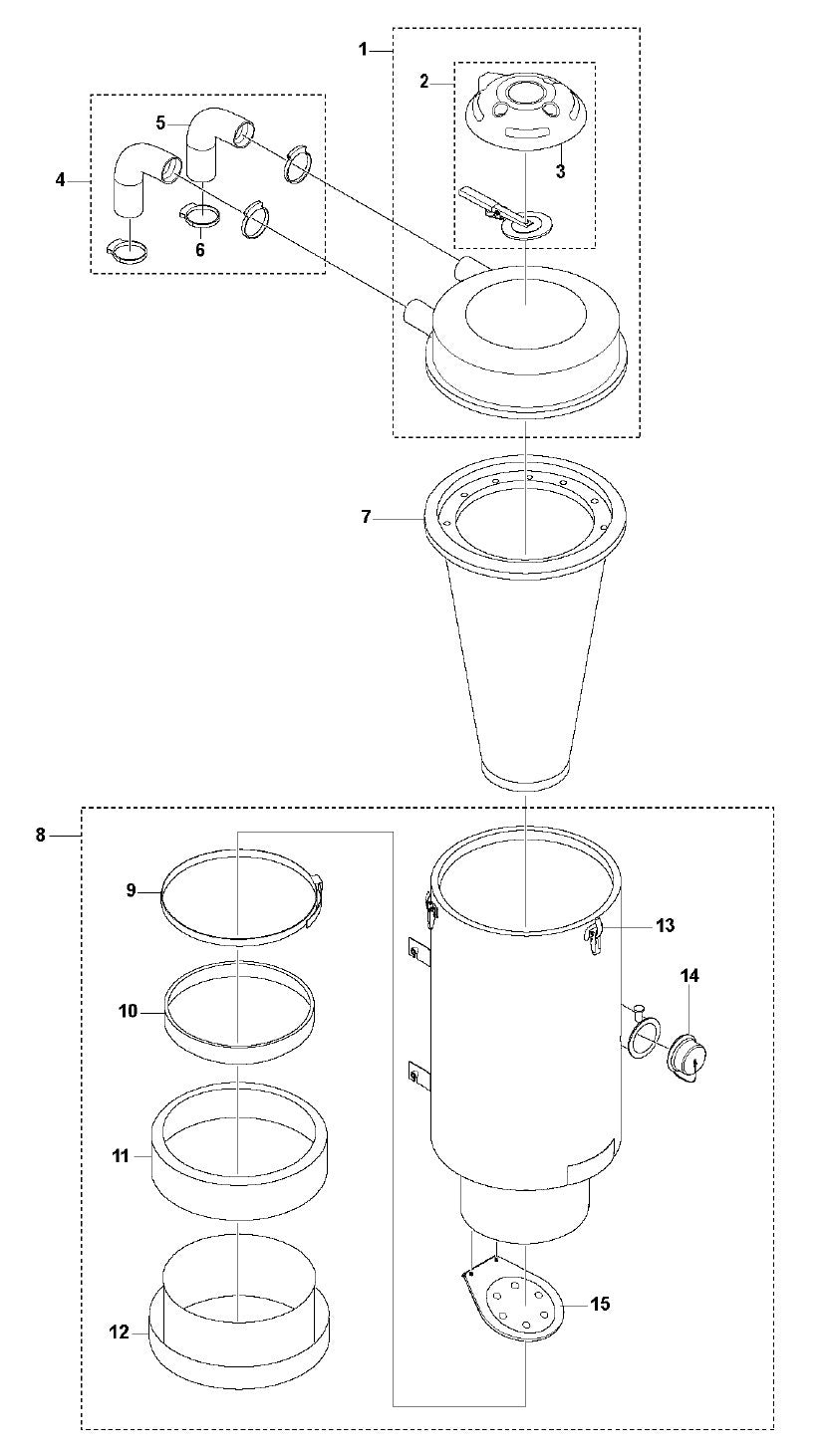 T 4000 Petrol Tank Assembly Parts