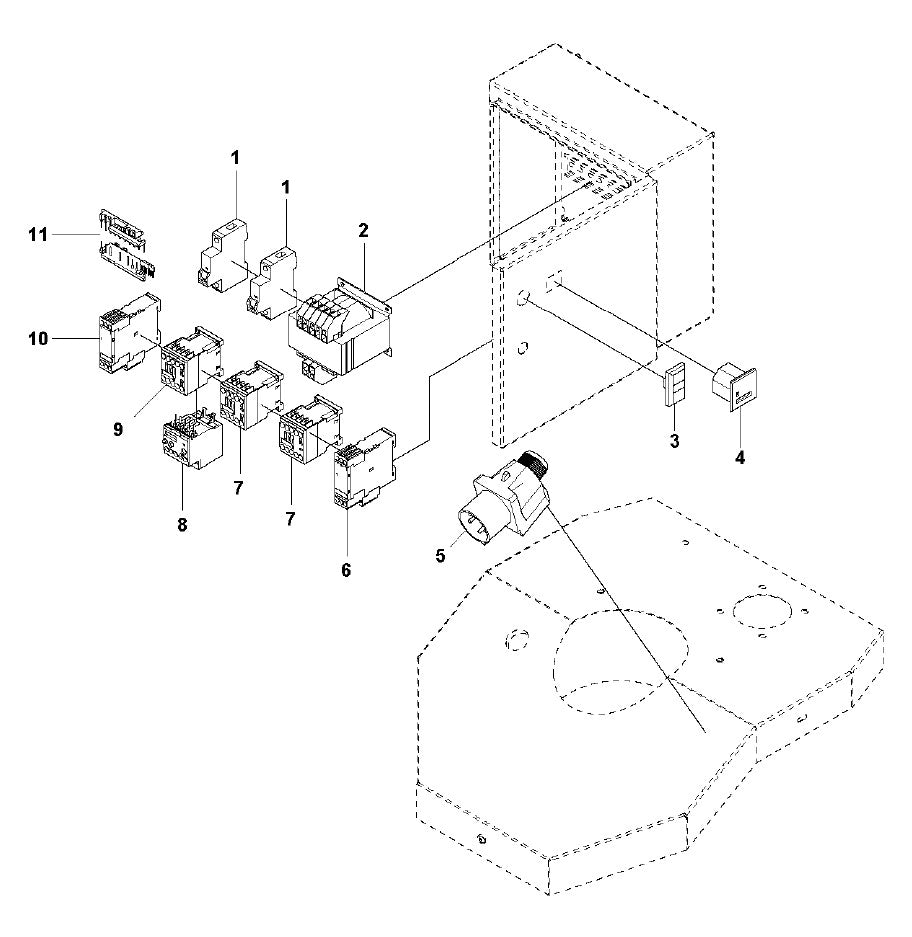 T 8600 Electrical Assembly Parts