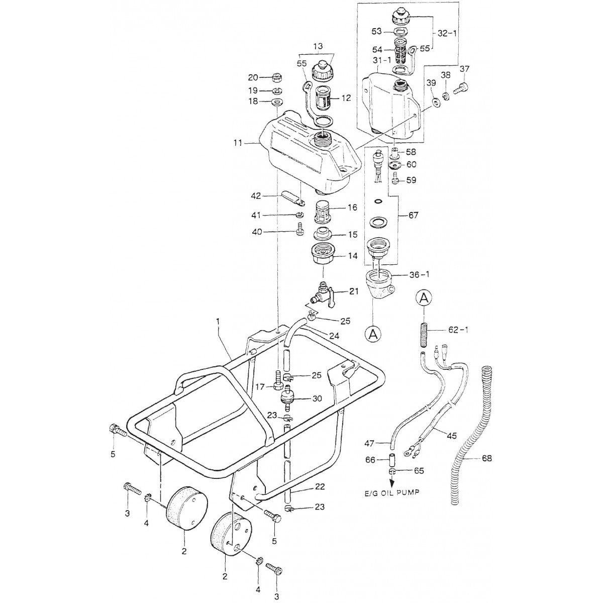 MTR35 HS Tank And Handle Assembly Parts