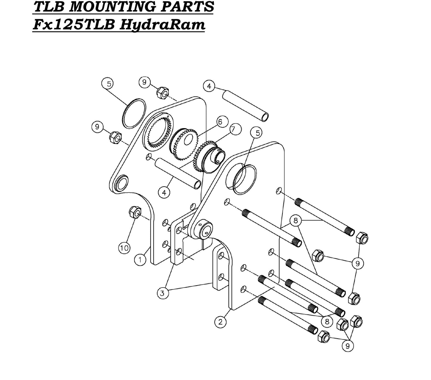 TLB Mounting Parts FxTLB Hydraram