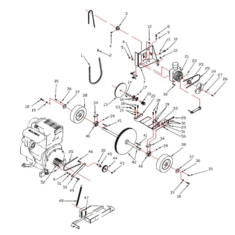 C3120 C6120 Transmission And Rear Axle Group 31HP And 61HP Parts By Norton Clippers