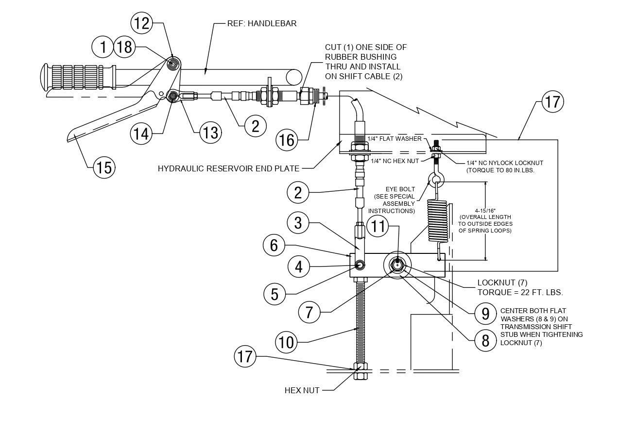 AW16-K, AW21-K & AW16-P Travel Speed Control Assembly Parts By Allen Engineering