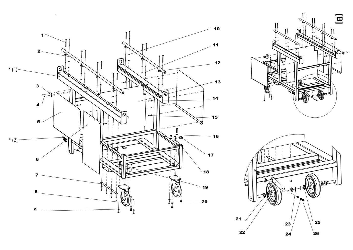 Frame Assembly-1 Parts For TS 1000 F By Husqvarna