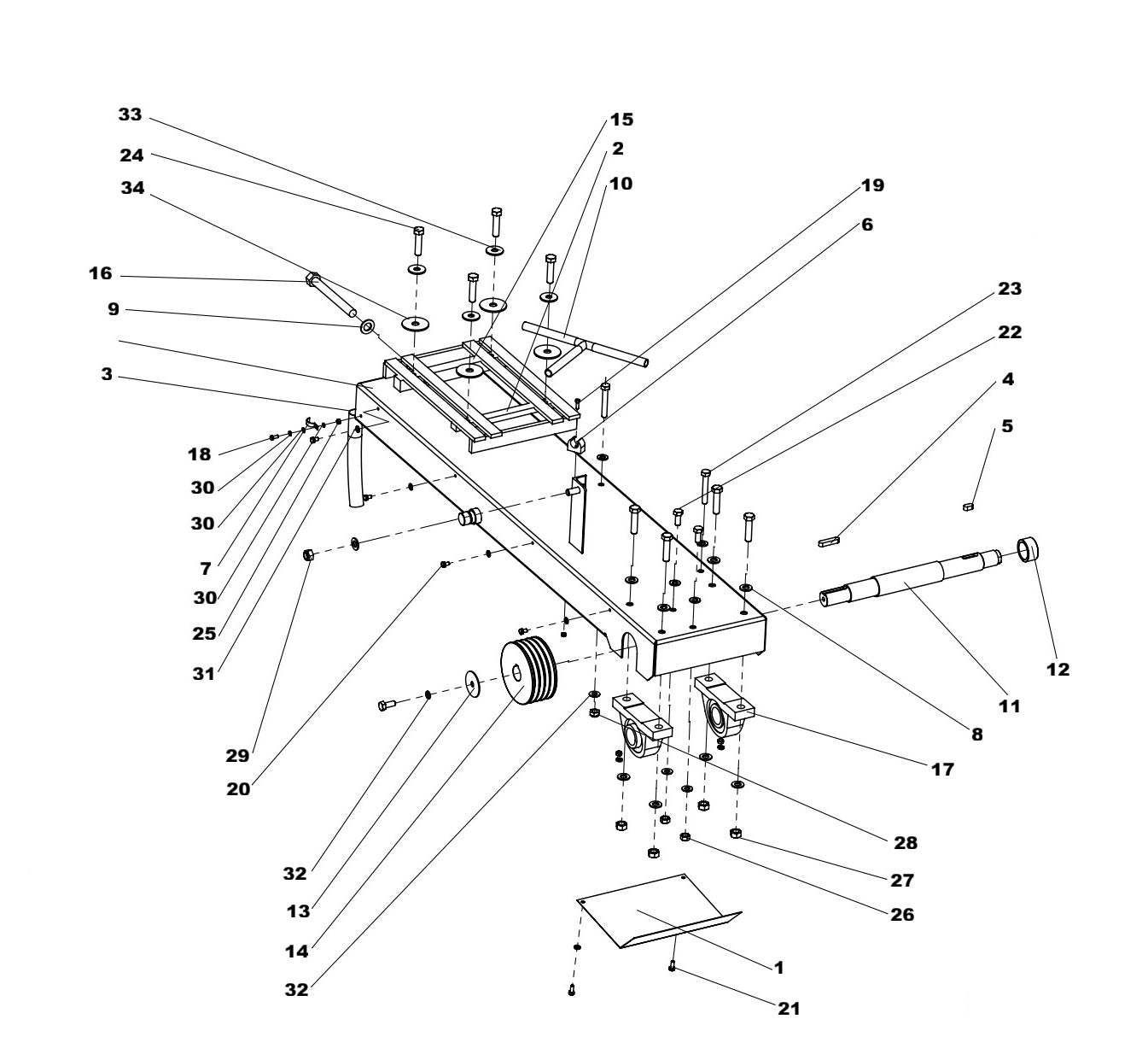 Frame Assembly-3 Parts For TS 1000 F By Husqvarna