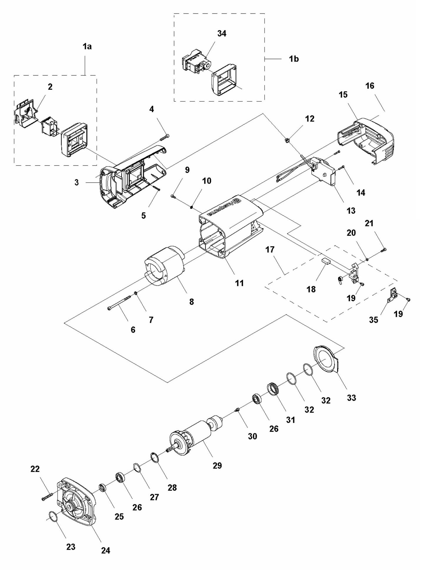 TS 60 Motor Assembly Parts