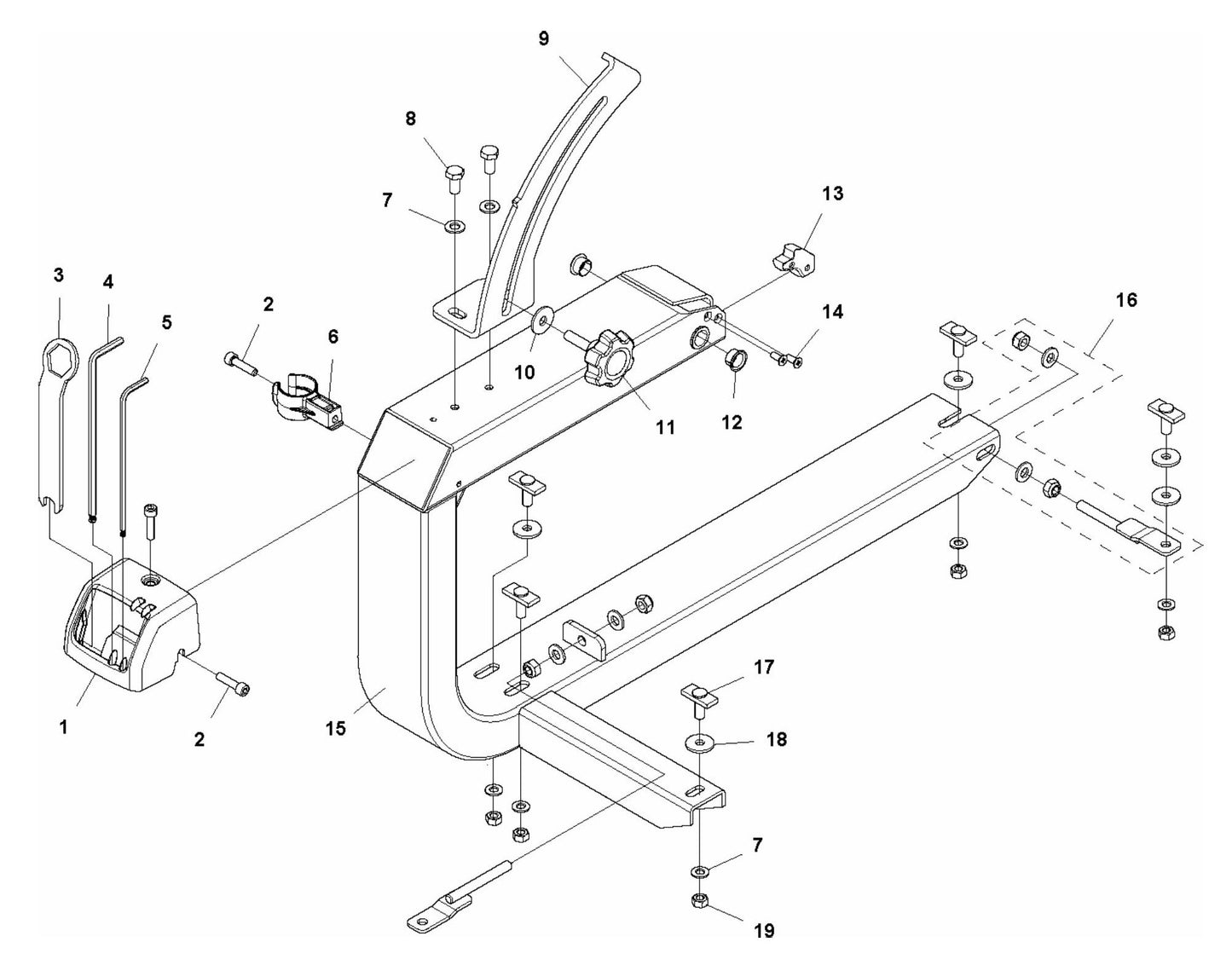 TS 70 Arm Assembly Parts