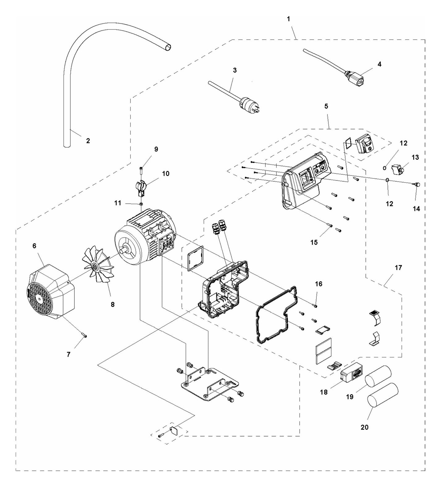 TS 70 Motor Assembly Parts