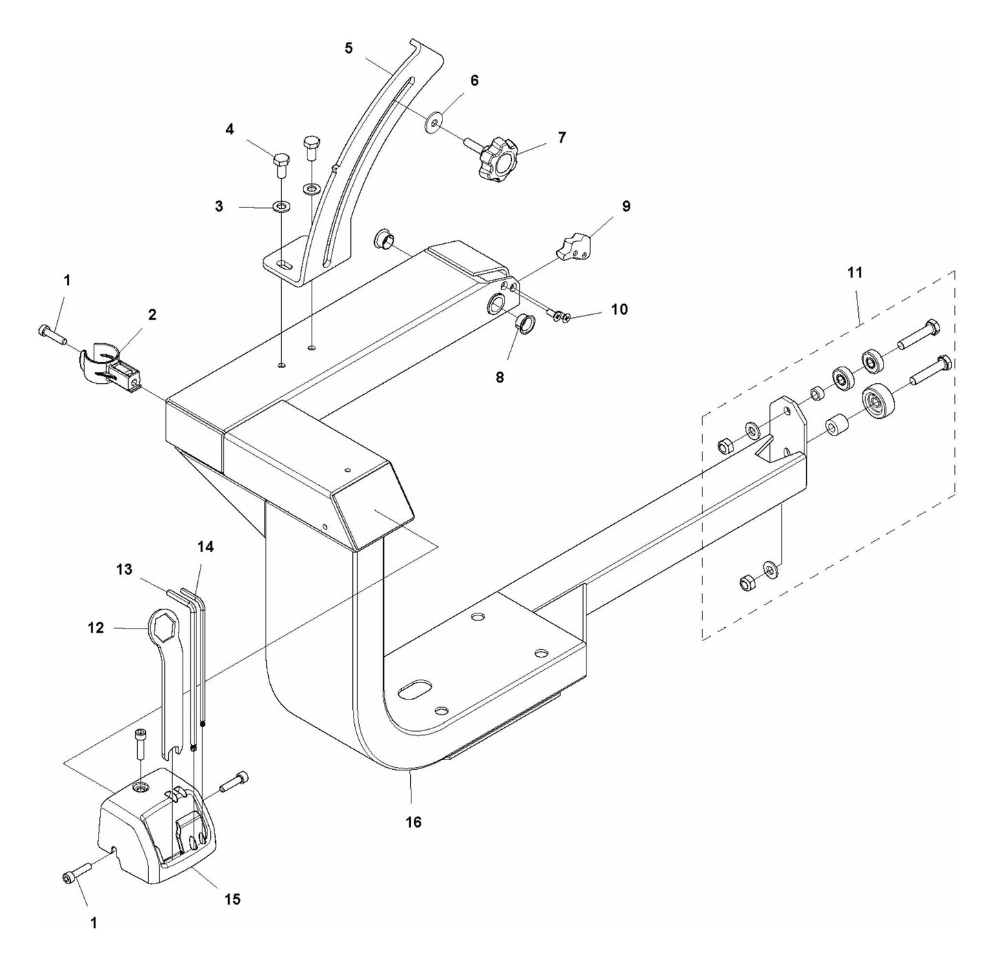 TS 90 Arm Assembly Parts