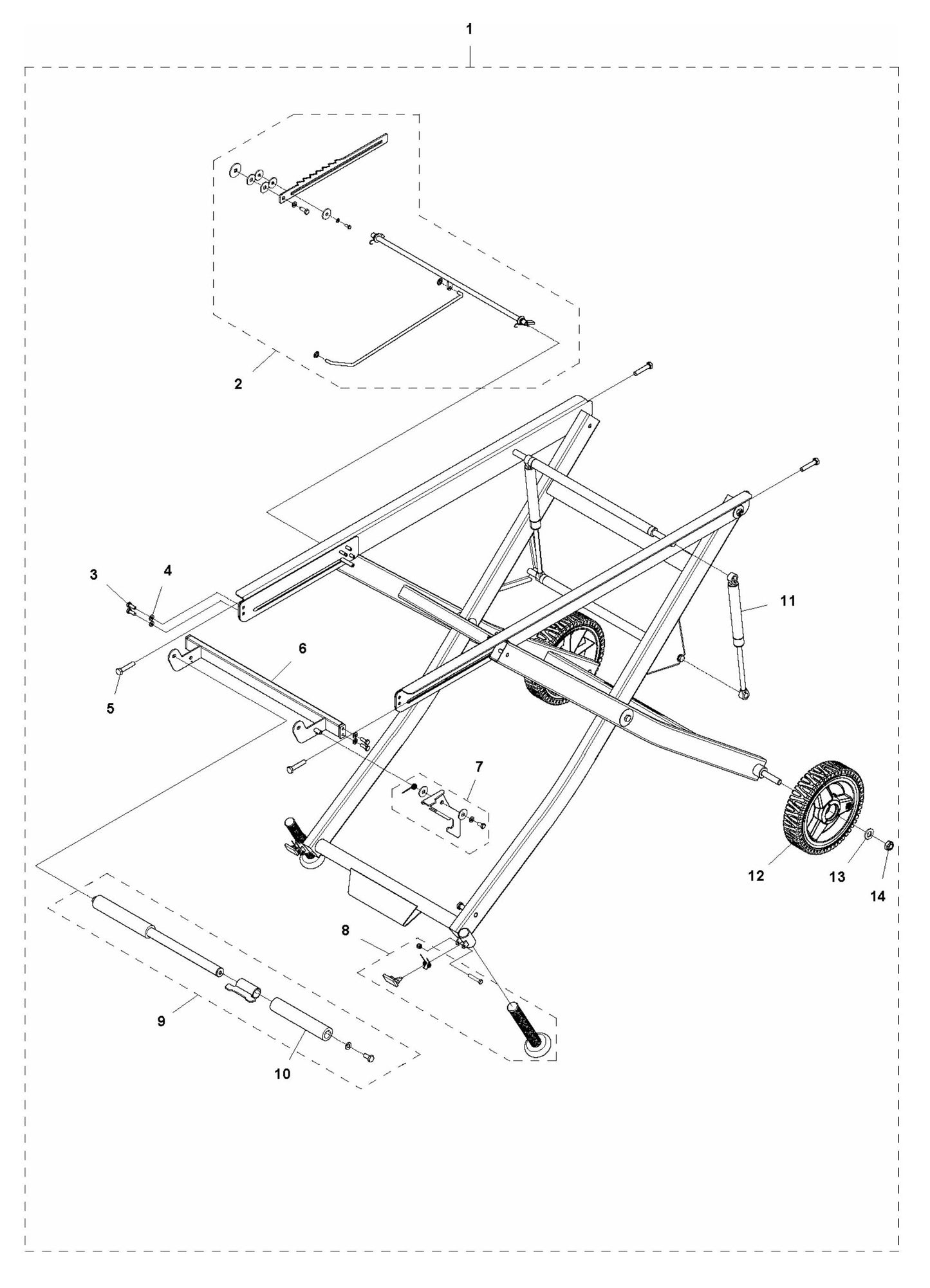 TS 90 Stands Assembly Parts