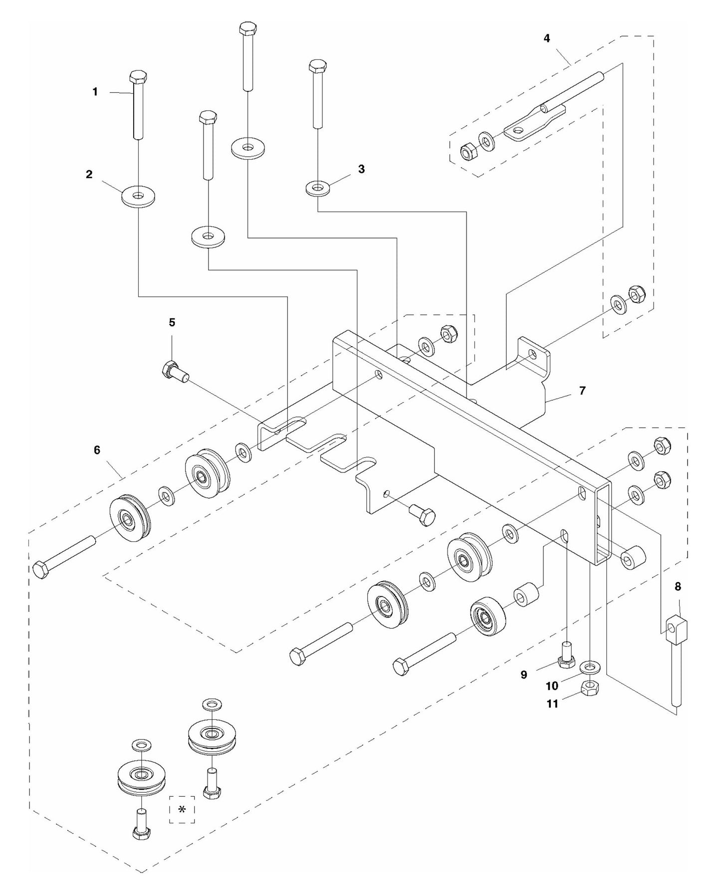 TS 90 Trolley Assembly Parts