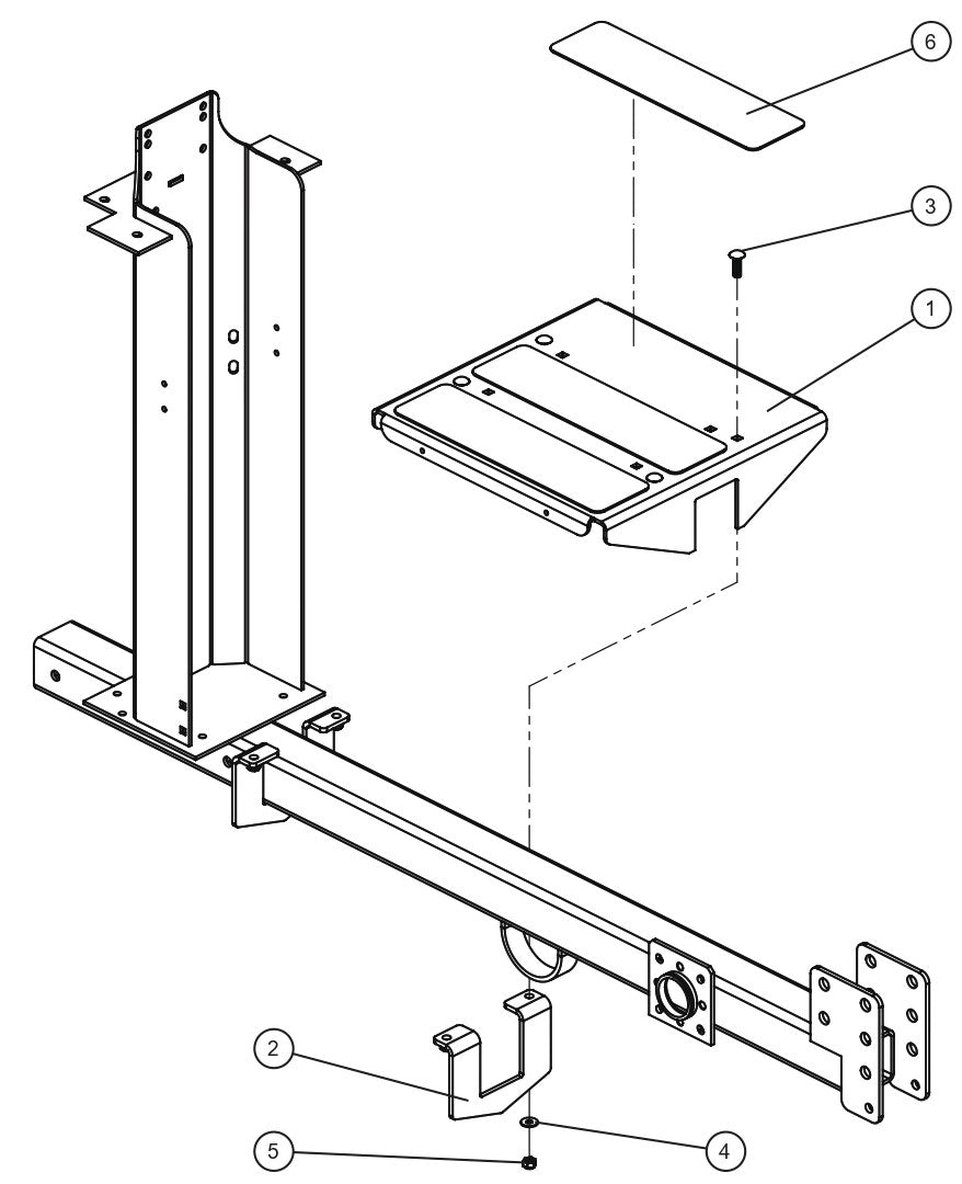 V Series Night-Lite Pro II Tongue Platform Parts By Allmand