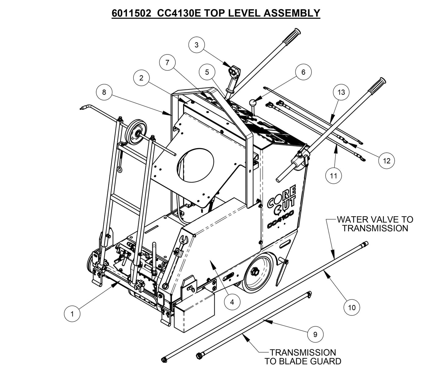 CC4120 /30EXL-3 Top Level Assembly fig 1