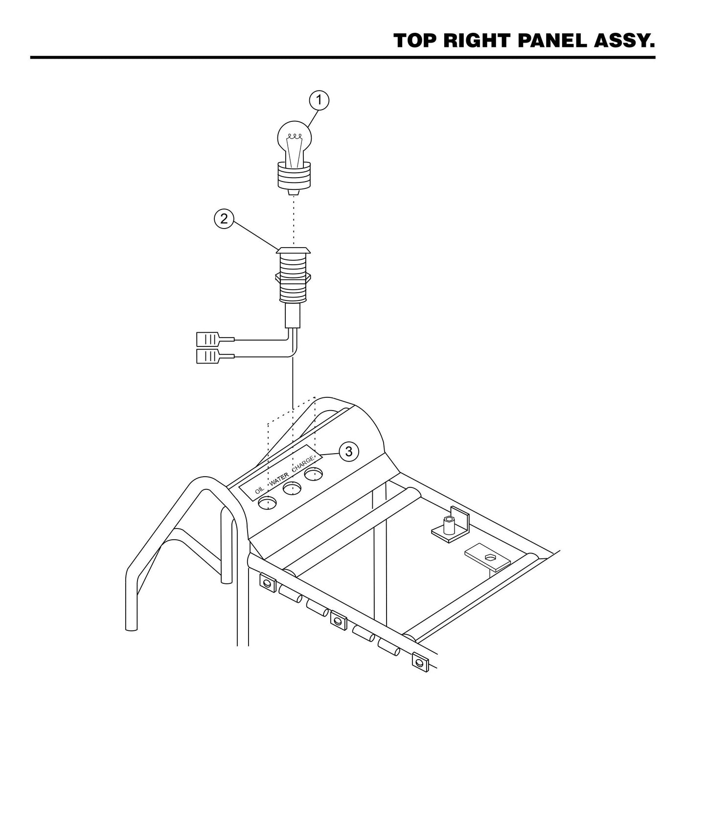HHN31VTCSL5 Top Right Panel Assembly