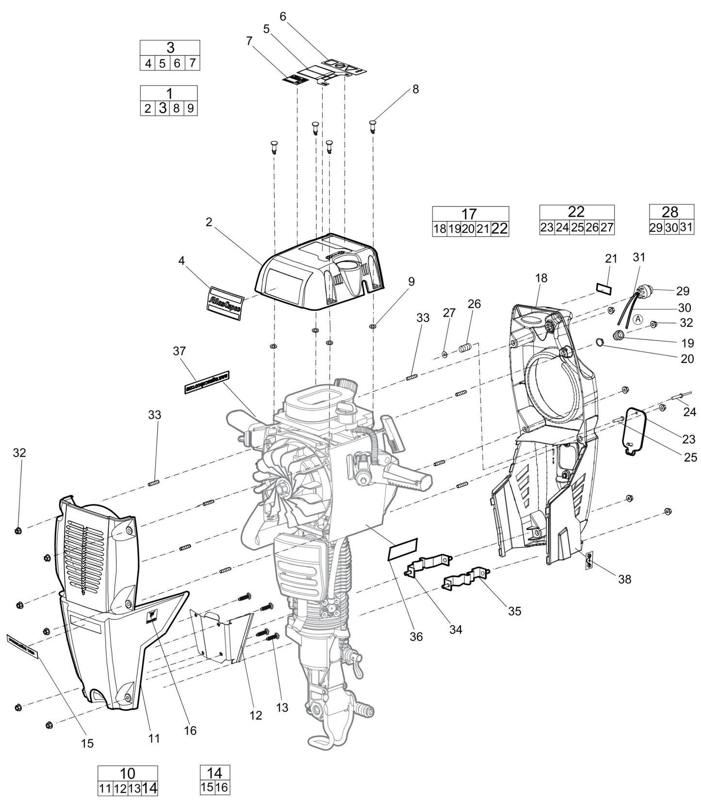 Top cover,front cover and back cover