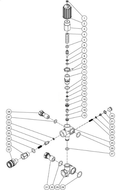 CBA-4004-1MAM/1MAS (sn:0-99999999) Unloader Assembly Parts by Mi-T-M