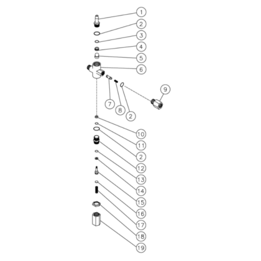 CD-1002-1MUC/1MUH, CD-1502-1MUC/1MUH (8-0295) Unloader Assembly Parts By Mi-T-M