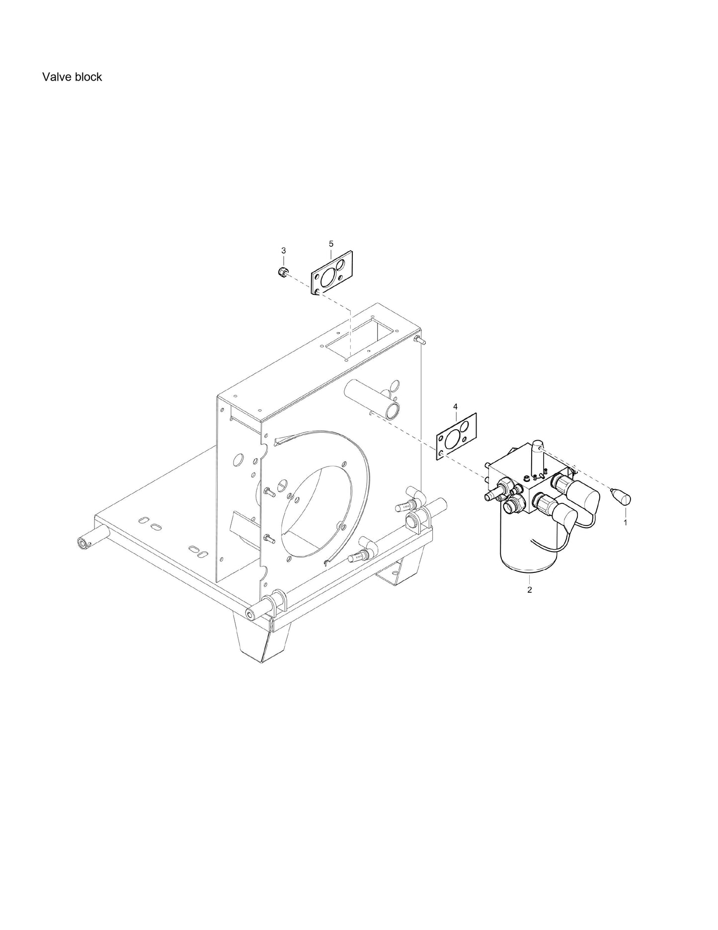 PAC P 9 EU Hydraulic Power Pack Valve Block Assembly Parts By Chicago Pneumatics