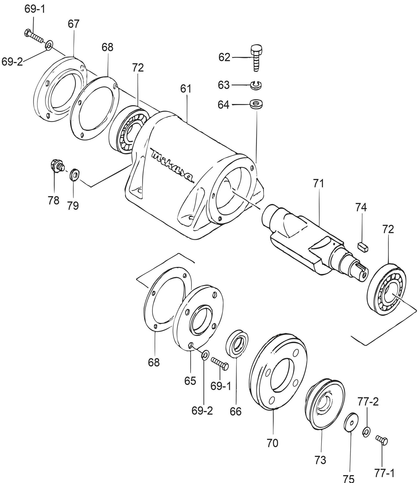 MVC82VH/VHW Vibrator Assembly Parts